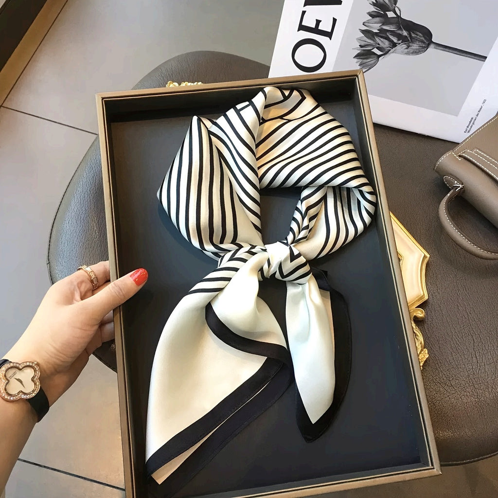 Pañoleta Blanco Rayas