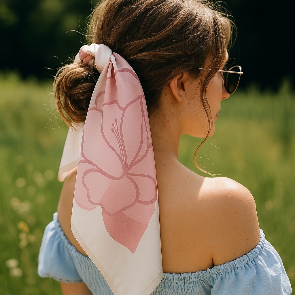 Pañoleta Rosa Floral