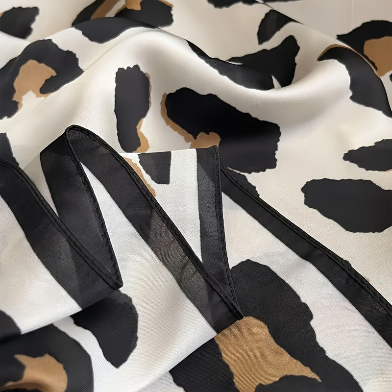 Pañoleta Blanco AnimalPrint