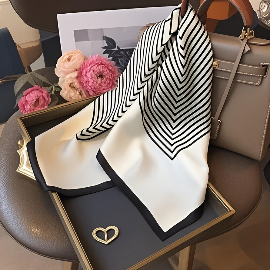 Pañoleta Blanco Rayas