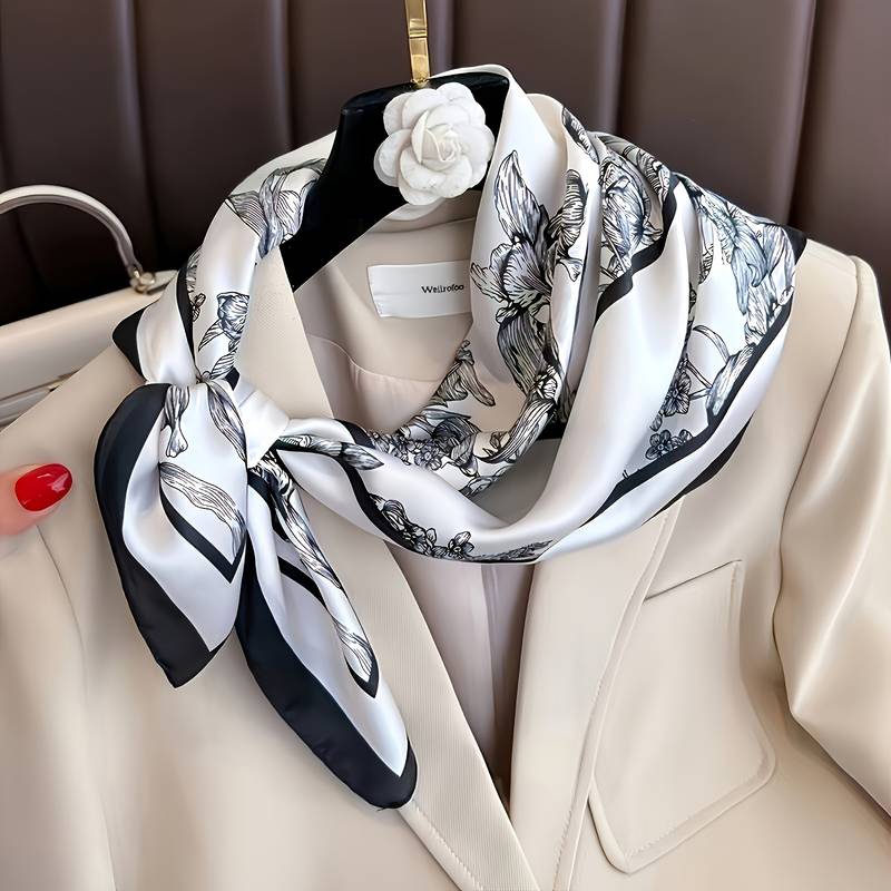 Pañoleta Black Roses