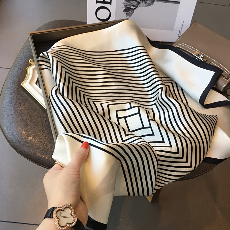 Pañoleta Blanco Rayas