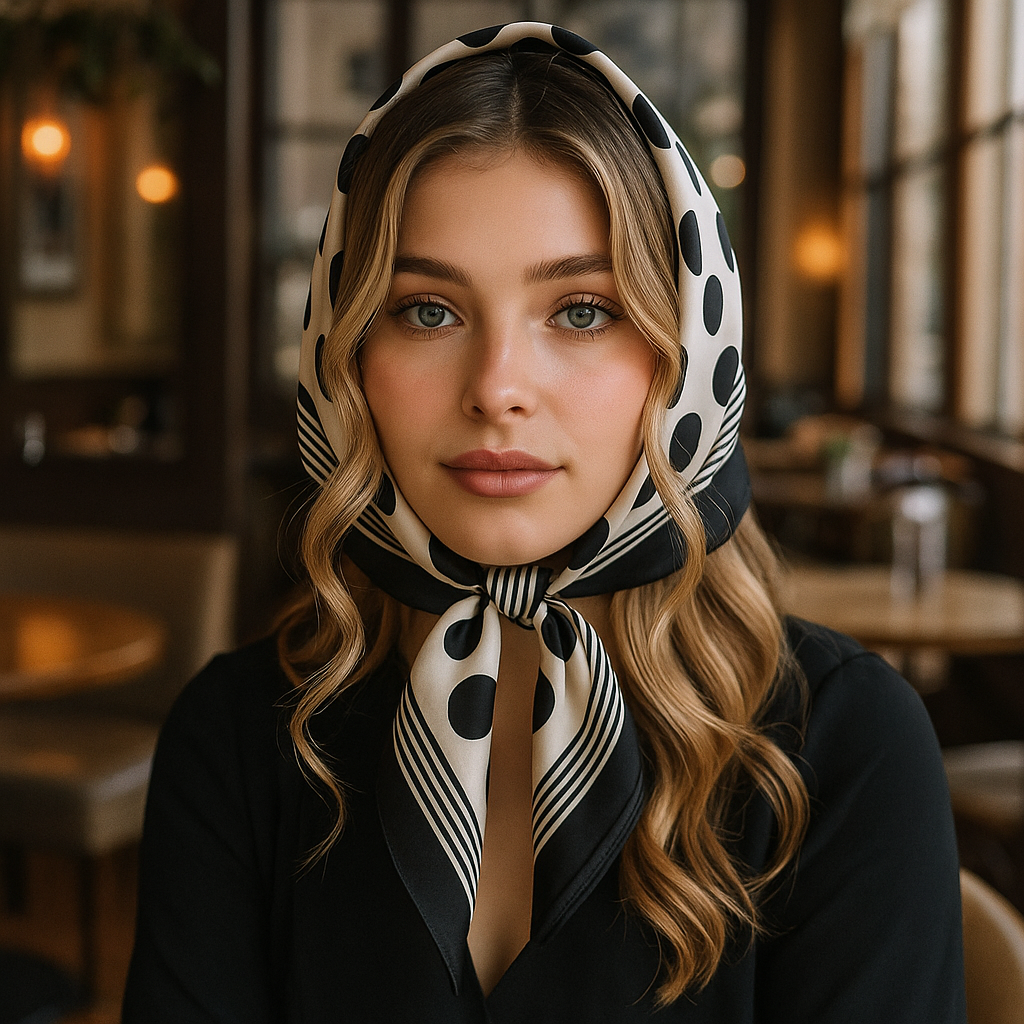 Pañoleta Puntos Negros