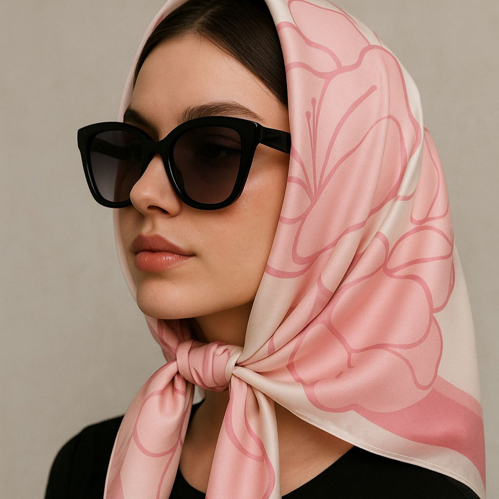 Pañoleta Rosa Floral