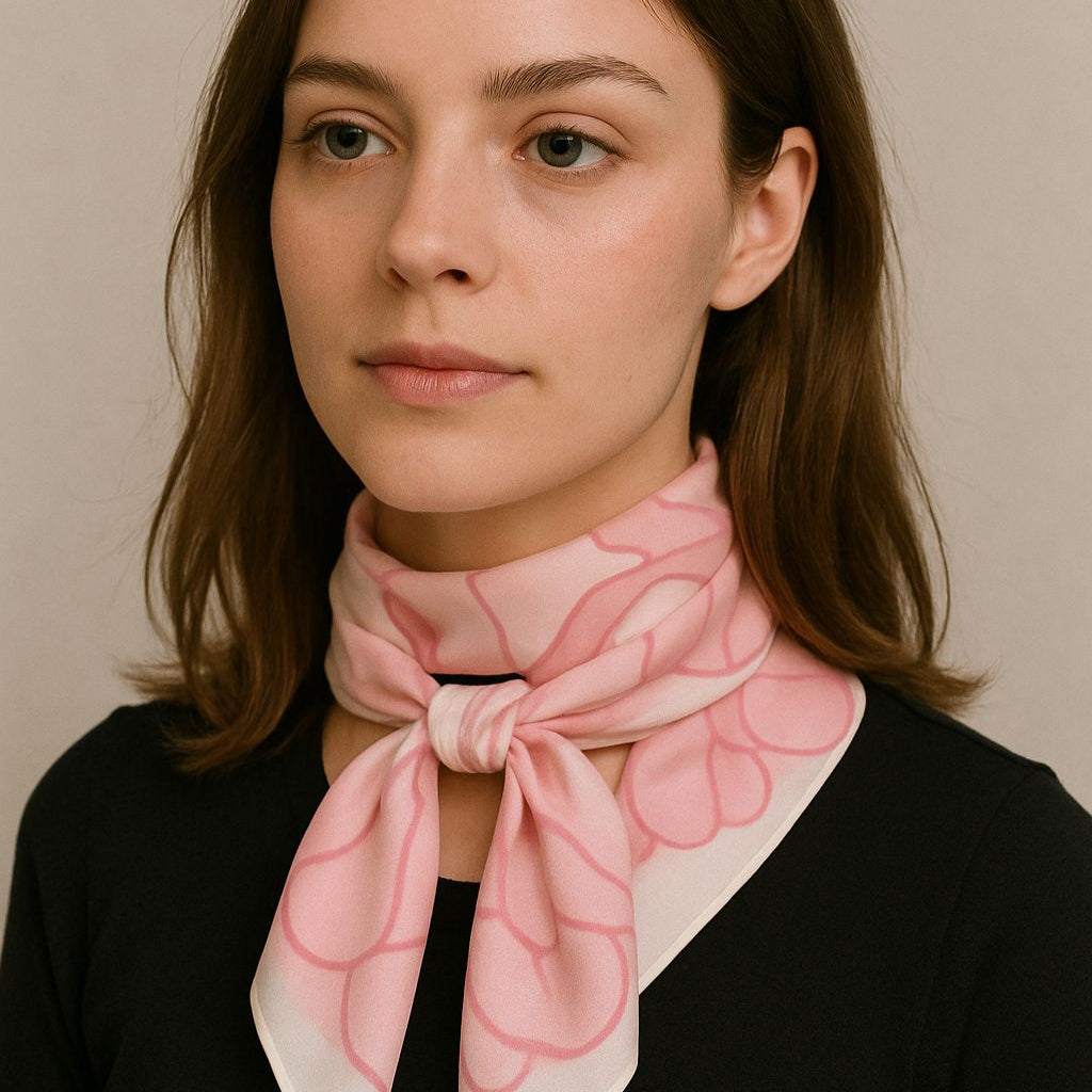 Pañoleta Rosa Floral